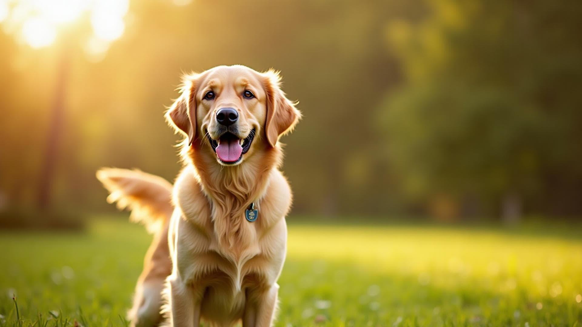 Happy dog outdoors — find your perfect dog breed with PawPedia